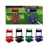 Bottle Carrier Basket with Handle Foldable Holder Organizer Stand Portable Rack PVC Material