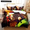 Mega Man X Dive Bedding Set Single Twin Full Queen King Size Bed Set Adult Kid Bedroom Duvet Cover Sets 3D Anime Bed Sheet Set