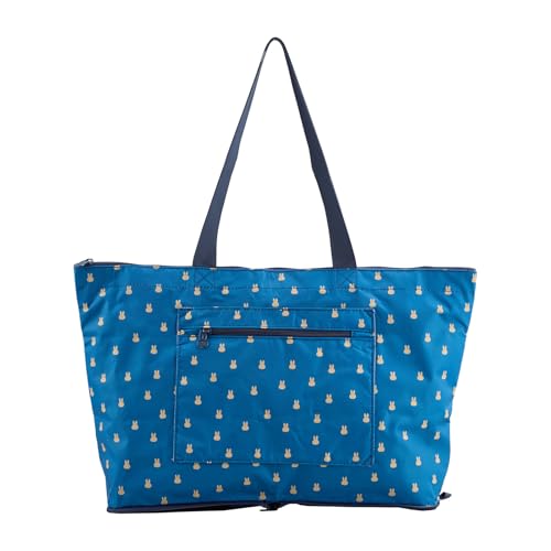 Hapitas Foldable Tote Bag, Carry-on Bag, H0001, B275, Navy Pencil