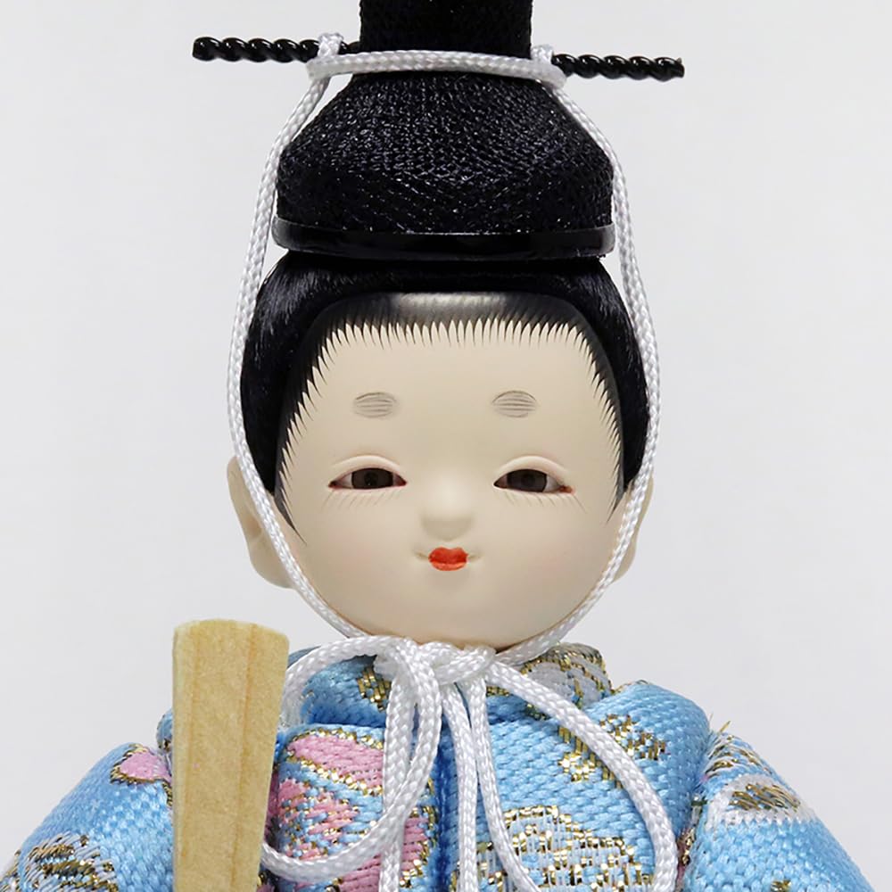 Kotohoki Shizuku Wooden Doll with Round Tray, Natural, KTH-3201B2