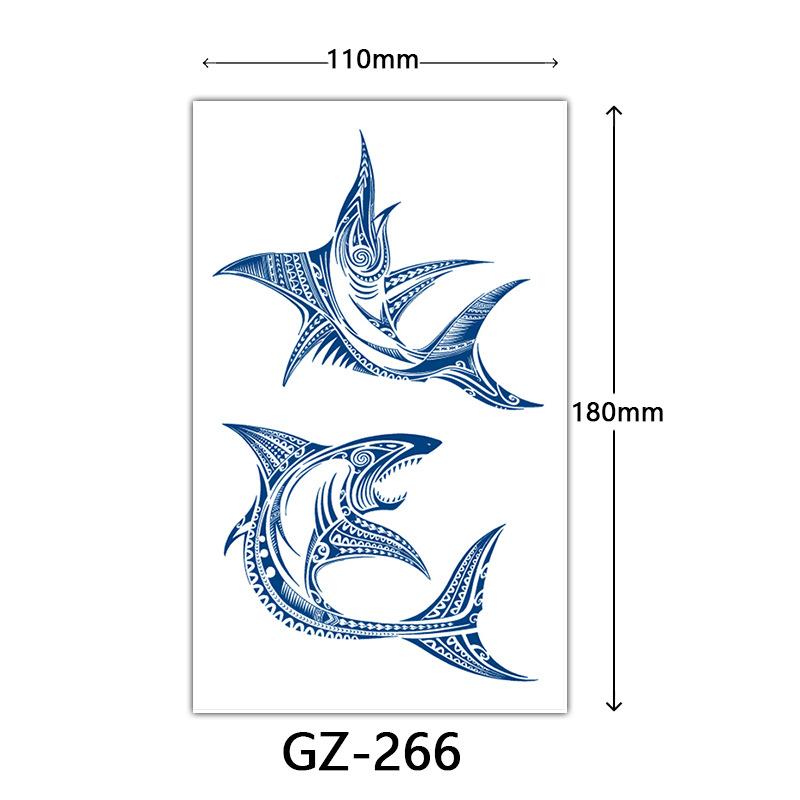 Herbal Semi-Permanent Tattoo Sticker, Semi-Permanent Tattoo Sticker, Anti-Rub, Anti-Sweat Tattoo