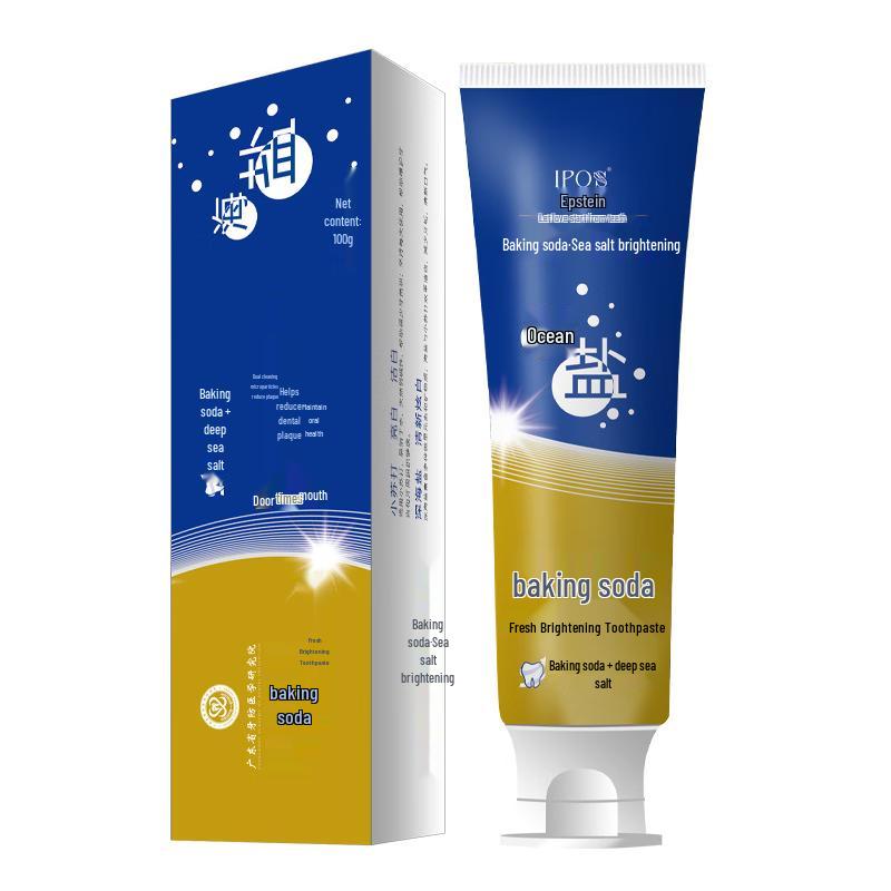 AIposhiy Deep Sea Salt & Baking Soda Whitening Toothpaste