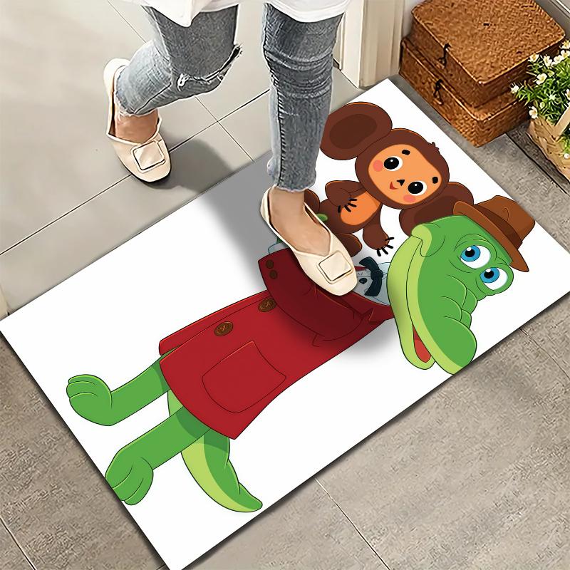 Cheburashka Carpet Rug for Living Room Bedroom Home Sofa Decoration,Kids play Nonslip Floor Mat