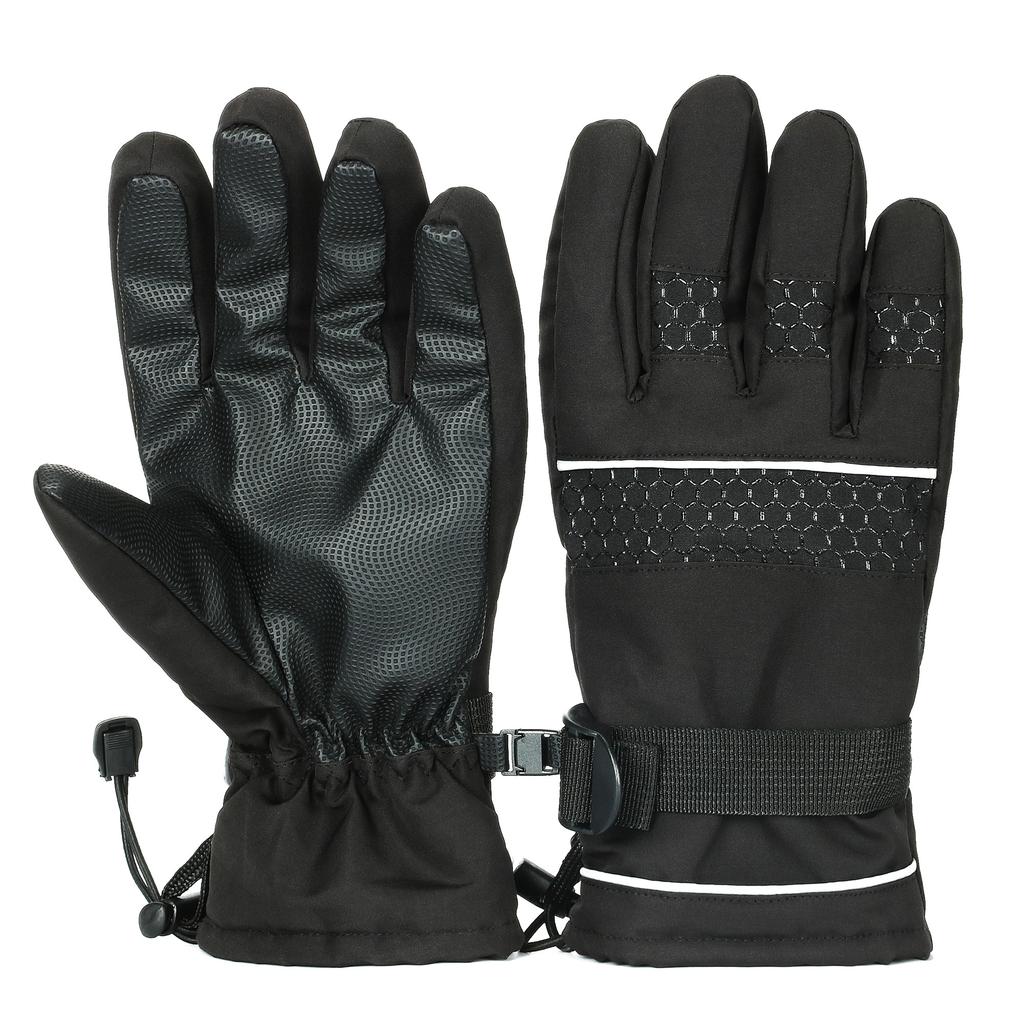 Cold Winter Ski Gloves Waterproof & Warm with Touch Screen Function for Snowboarding & Snowmobiling