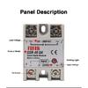 10A SSR 25A Solid State Relay 40A Output 3-32VDC 24-480VAC 220V Single Phase DC TO AC 40A Relay SSR HeatSink SSR 40DA Relays 5