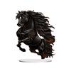 Acrylic Horse Table Sign 2D Flat Black Horse Shaped Decoration Sign Home Living Room Bedroom Tabletop Ornament Horse Lover Gift