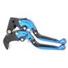 AL-mart Retractable Telescopic 6-Stage Adjustable Brake Clutch Lever Set for Yamaha FZS1000 Fazer 2001-2005