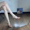 Märchenstil Dating High Heels Damen Internet-Berühmtheit Explosion Dünne Spitze Hohe Hackensandalen Dünner Absatz Spitze Bestickt Coole Hausschuhe