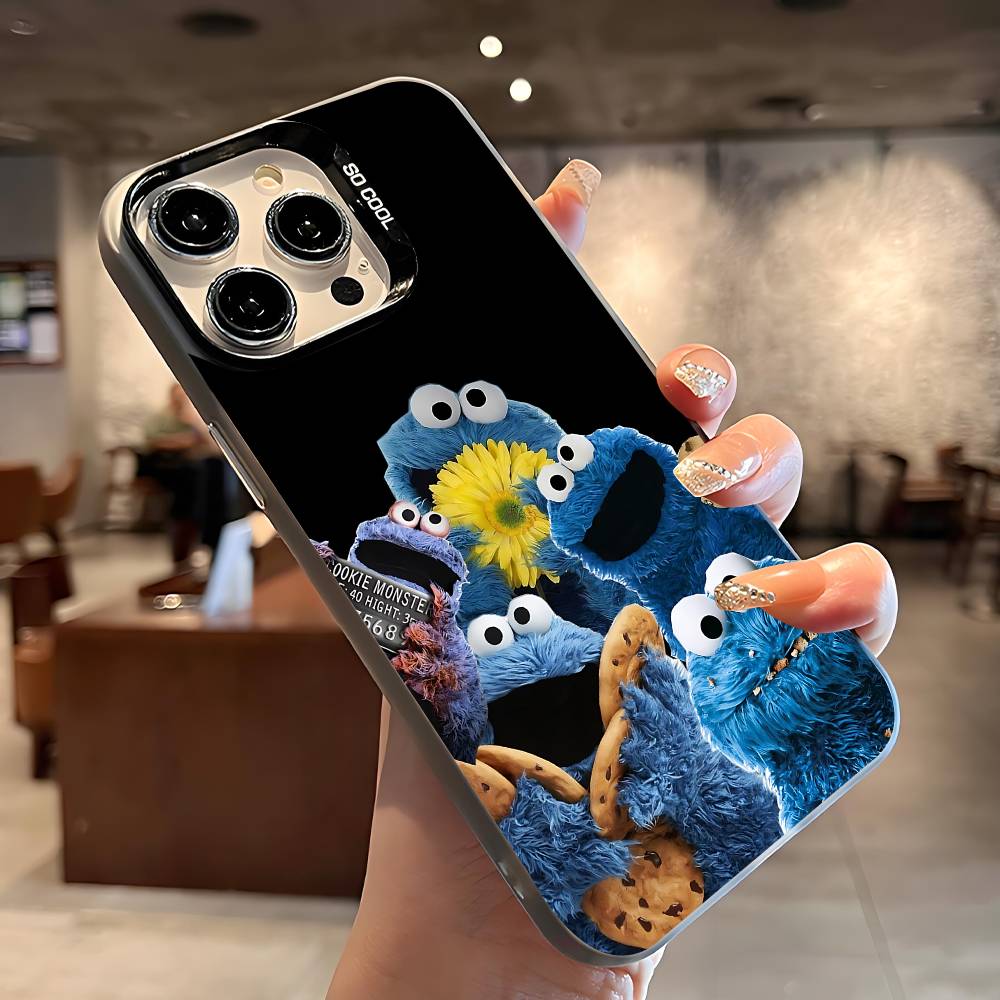 C-Cookies Monster Phone Case For IPhone 17 16 15 14 13 12 11 Pro Max Plus X XR XS Max Shockproof Bumper Cover