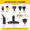 10-Piece Accessory Set for Karcher Steam Cleaners SC1, SC2, SC3, SC4, SC5 - Includes Nozzles, Brushe