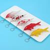 Lifelike Koi Fish Models Smooth Soft Pvc Decorative Statues For Aquariums Mini Gardens Fairy Landscaping Displays 8pc/lot