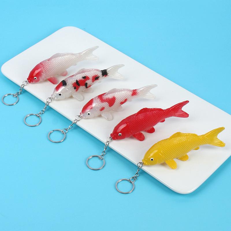 Lifelike Koi Fish Models Smooth Soft Pvc Decorative Statues For Aquariums Mini Gardens Fairy Landscaping Displays 8pc/lot