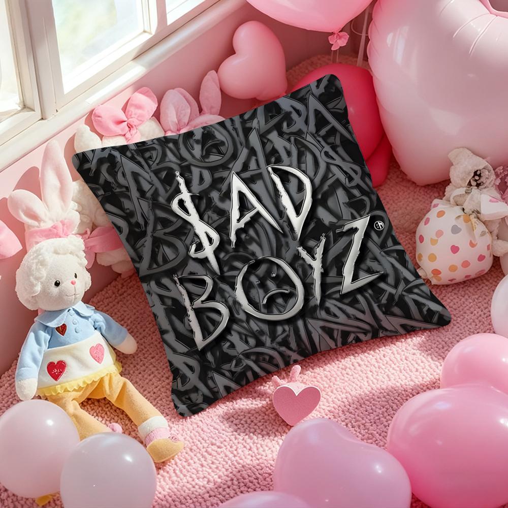 Singer J-Junior H Sad Boyz 4 Life II Cushion Cover Pattern Printed Pillowcase for Living Room Sofa Cushion Cover & Bedroom Decor