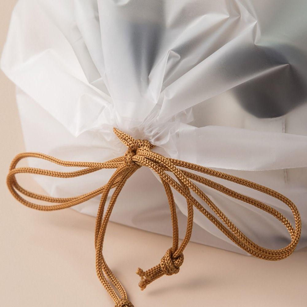 10Pcs Transparent Shoes Storage Bags Dust-Proof Travel Shoe Bag Durable Drawstring Bag