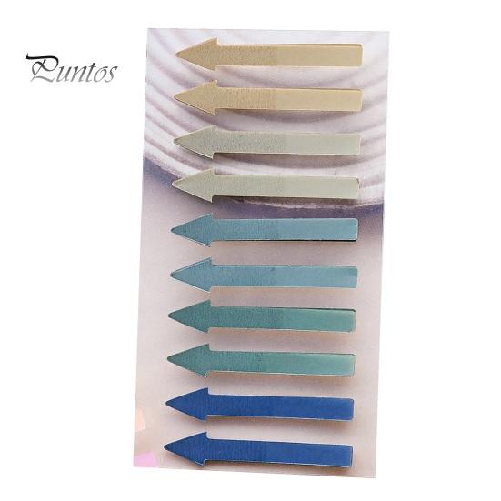 File Marking Tags Arrow Index Tab Stickers, Translucent PET Page Markers, Journaling Supplies Colorful Sticky Flags for Organizing Book And Self Stick
