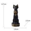 Cat Statue Ornament Egyptian Cat Figurine Statue Decoration Vintage Cat Goddess Statue Home Garden Mini Animal Ornament