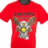 Vintage Laconia Bike Week T Shirt Mens Size Small Red 90s Bald Eagle Made In USA