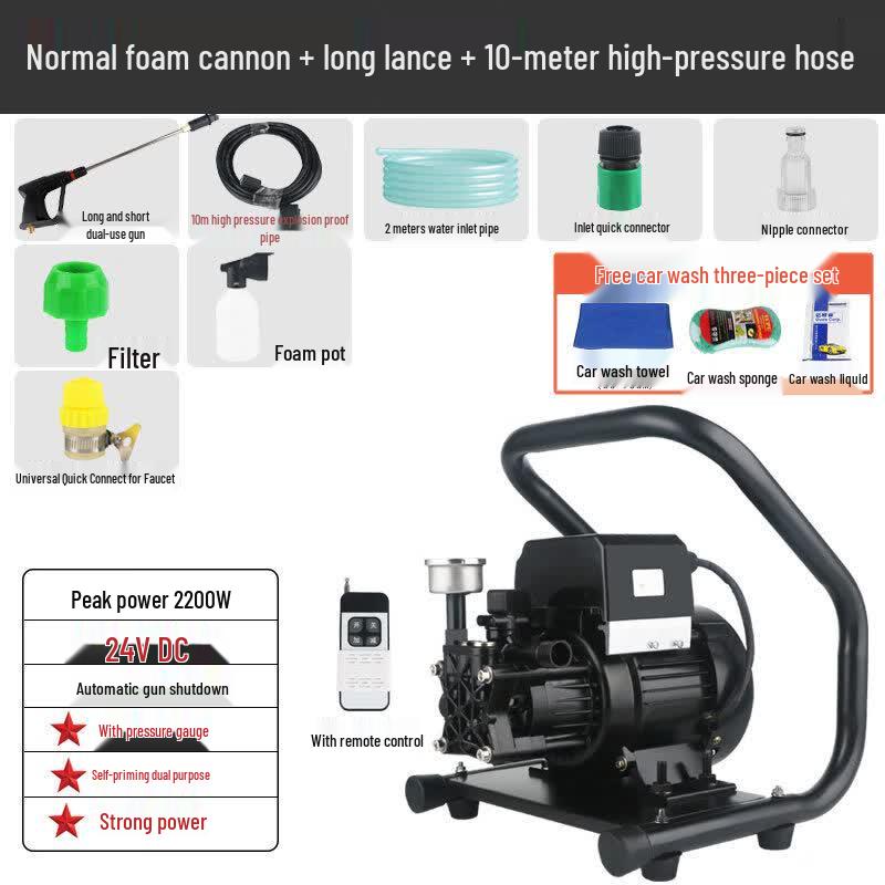 Aokewen 24V High-Pressure Car Wash Machine