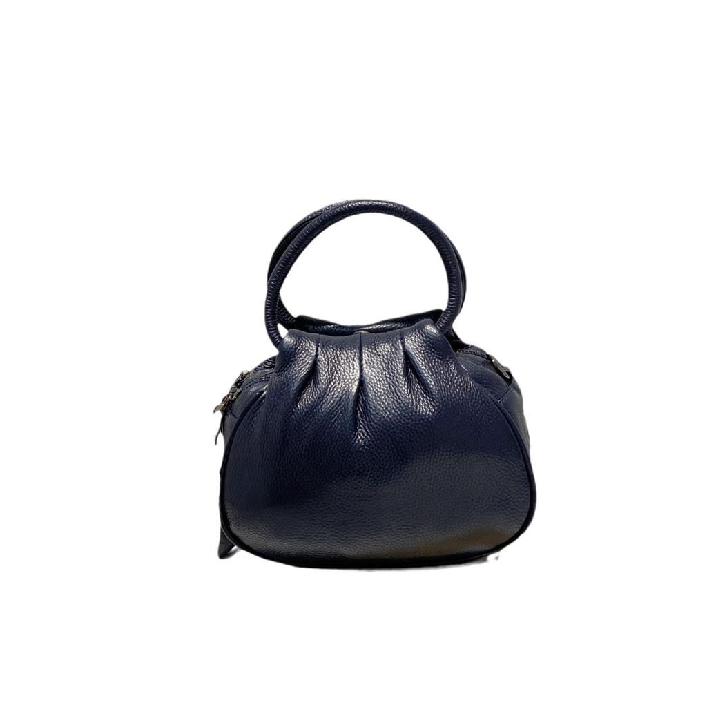 Bolsa Feminina de Couro Genuíno 2025 Nova Retrô Couro Bovino Camada Superior Bolsa de Mão Simples Versátil Tote Fabricante