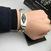 Men's Thick, Heavy, Wide, European and American Retro Hip-hop Rock Domineering Cross Bracelet