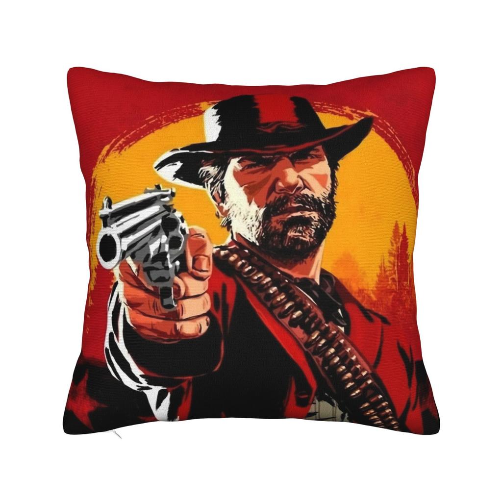 Pillow Cover Arthur Morgan red dead redemption  Kawaii Pillow Case For Sofa Home Decor Pillowcases