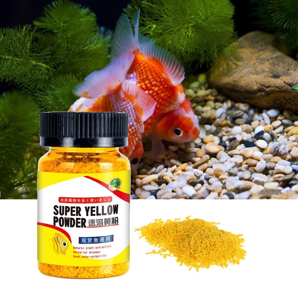 Instant Aquarium Yellow Powder for Ornamental Fish Prevent Infection