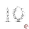 New 925 Sterling Silver Hope Rainbow Flower Earrings For Women Sparkling Colored Zircon Star Koi Earrings Fashion Party Jewelry