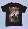 Anime Print Pattern Short-sleeved Retro High Street T-shirt Cotton Crew Neck Top Casual Loose Unisex Sports T-shirt Oversized