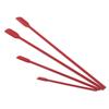 4Pcs/Set Heat-resistant Mini Silicone Spatula Set Safe Easy To Clean Rubber Spatula Long Handle Food Grade Jam Bottle Scraper
