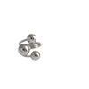 All-Match Irregular Planet Ring Light Luxury Finger Opening Ring Metal Ball Ring  Girlfriend