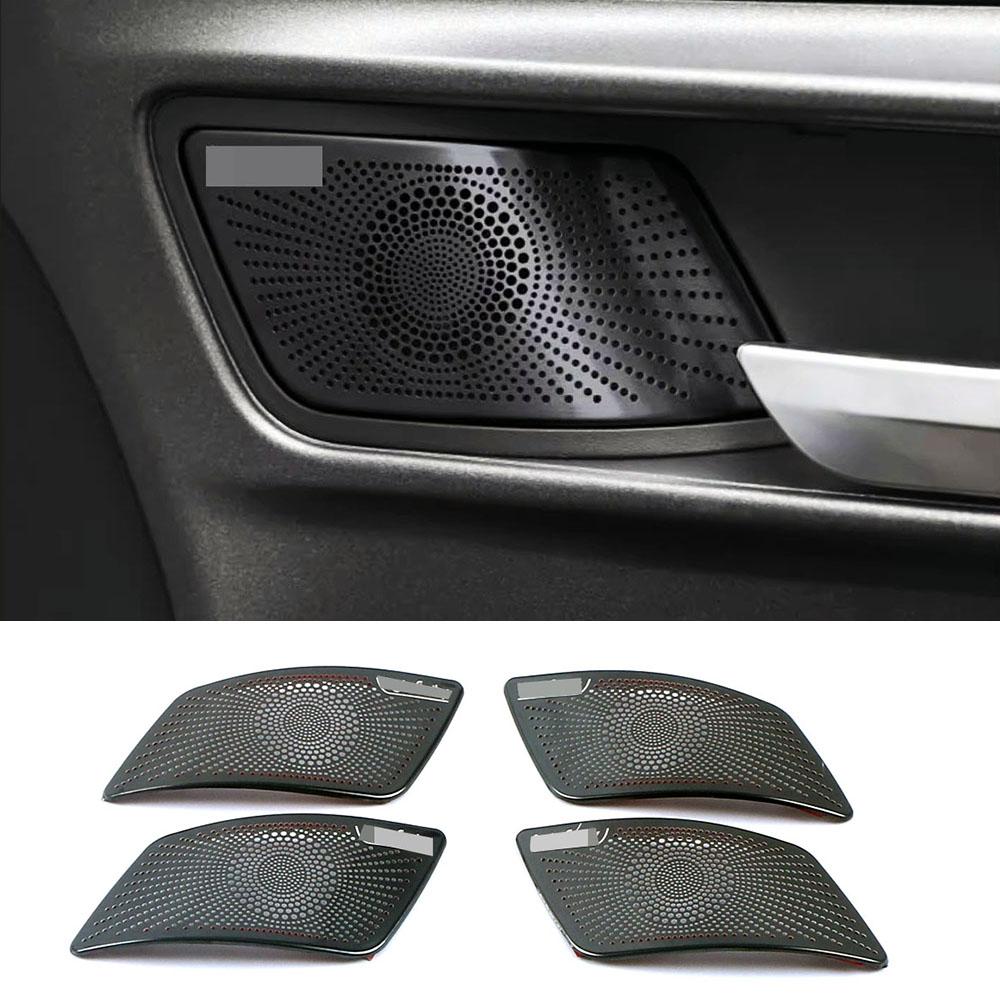 For GWM Tank 300 2024 2024 Accessories Car Door Speaker Cover Trim Front Reading Sound Horn Anti Hit Stainless Steel Cap