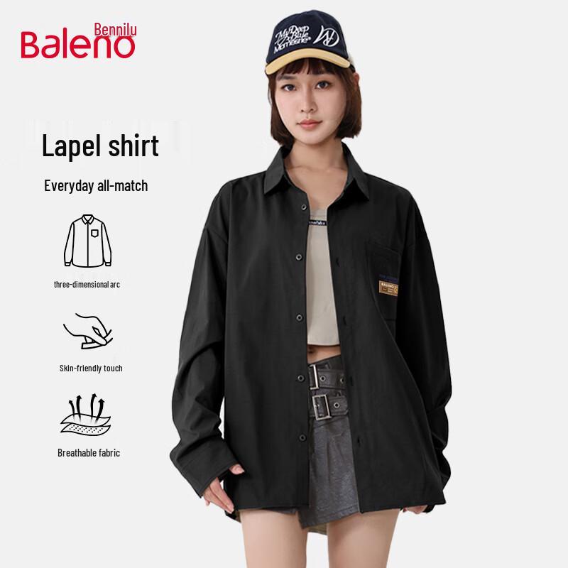Baleno American Retro Soft Breathable Unisex Shirt XL