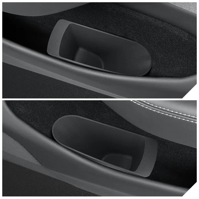 Trash Can for Tesla Model Y Juniper/Model 3 2026 Storage Buckets Driver Passenger Doors Organization Storage Box Car Accessories