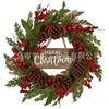 Christmas Wreath Door Hanging Decor Home Mall Window Party Festive Simulation Ornament