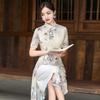 2023 Elegant Embroidered Cheongsam Dress for Women: New Style, Gentle & Youthful, Perfect for Mother's Wear