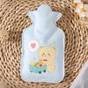 1Pc Kawaii 350Ml Plush Hand Warmer Cute Cartoon Girl Heart Y2K Carry-On Water-Filled  Water Bag Keep Warm