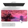 Mouse Pad Gaming Accessories Cherry Blossoms Mousepad Gamer Cabinet Desk Mat Pc Setup Accessories Keyboard Extended Offices Xxl
