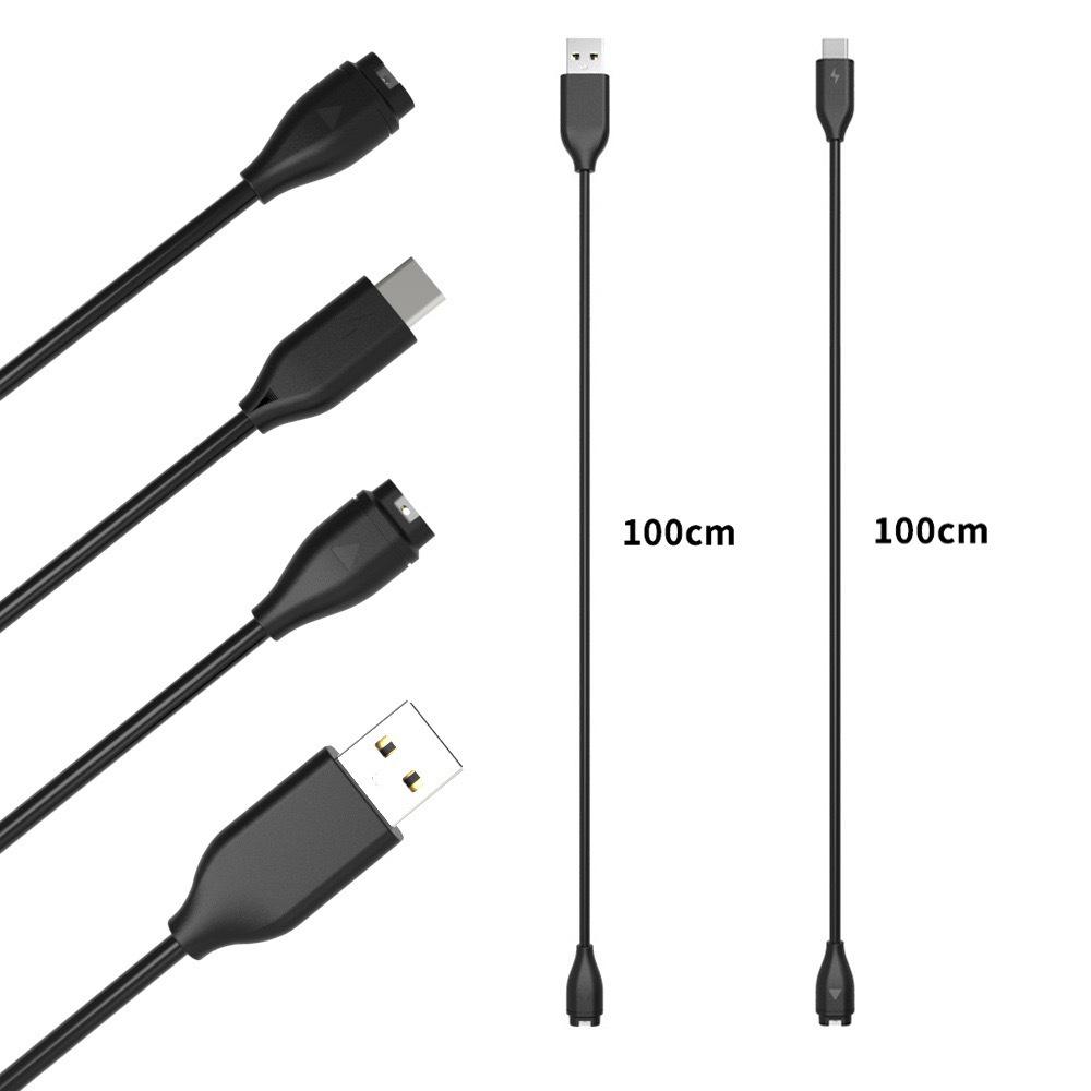 Compatible Garmin Fenix 8/7/5X/6S PRO Charger and Vivoactive 5 Data Cable.