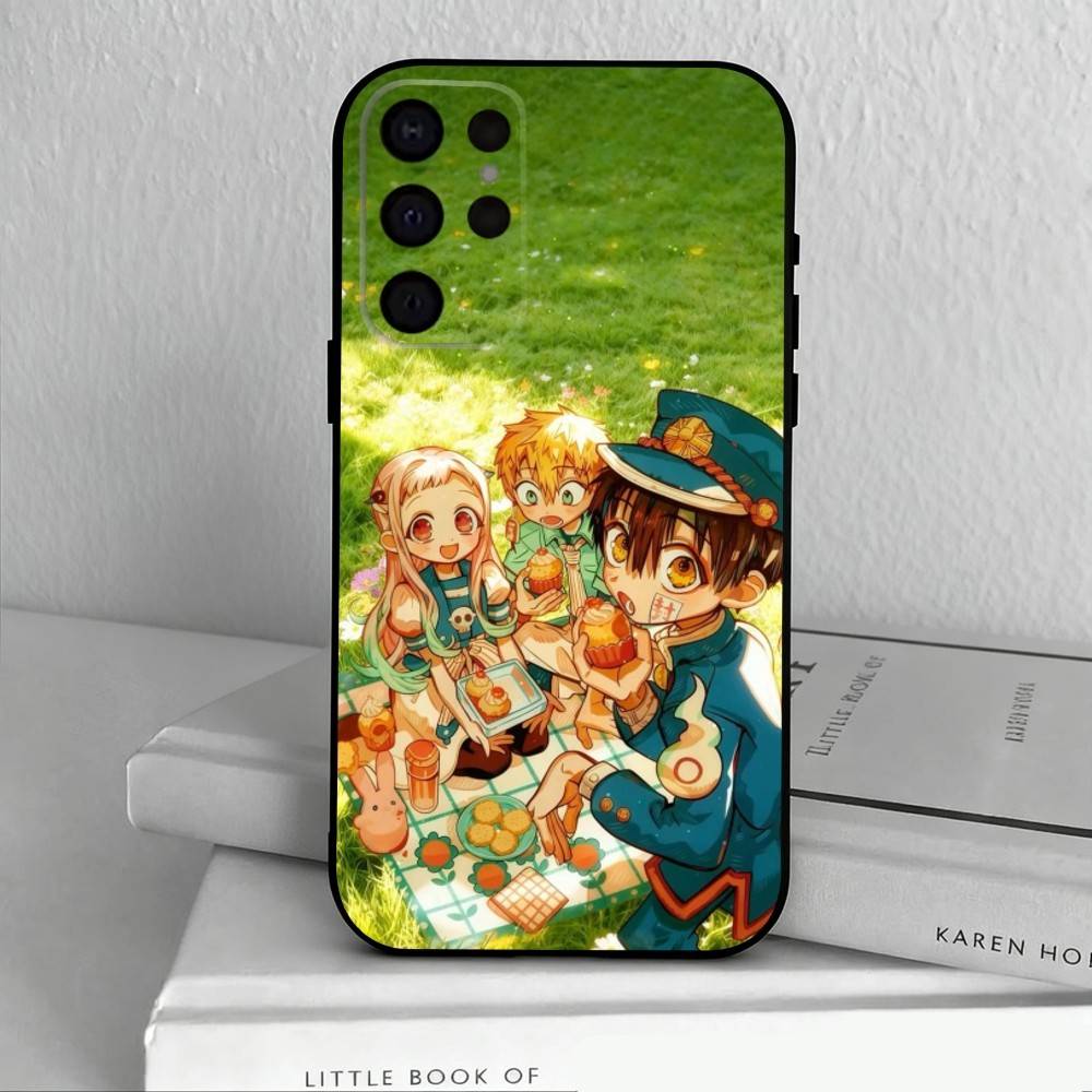 Campus Manga Toilet-Bound Hanako-kun Phone Case For Samsung S25,S24,S21,S22,S23,S30,Ultra,S20,Plus,Others Soft Black Cover