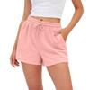 Women Drawstring Waist Casual Shorts with Elastic Soft Fabric Relaxed Lounge Bottoms for Summer Daily Wear