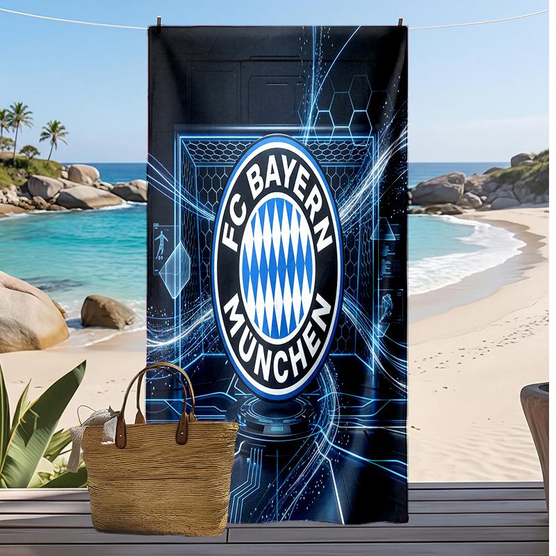Bayern Munich Printed Beach Towel Quick Dry Soft TowelPortable Large Rectangular Beach Blanket for Travel Swimming Pool