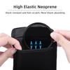 Camera Lens Filter Bag 3-Pocket Filter Carrying Case Up To 72mm Water-Resistant Dustproof CPL ND UV Filter Pouch Holder
