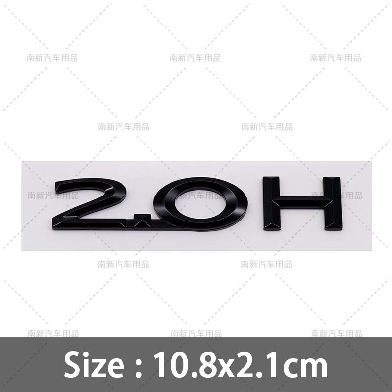 3D ABS 2.0H 3.0H Letter Stickers 2.0T 3.0T 2.3T 2.7T MKZ MKC MKX Embelm Badge Car Logo Rear Trunk Decal Auto Body Sticker