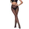 Lolita Sexy Jk Fishnet Stockings JK Girls Tights Black Star Moon Pattern Pantyhose Ladies Stocking Big Elastic Girls WomenTights