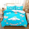 Cinnamoroll Bettbezug Queen Size Kinder Bettwäsche Set Set Bettwäsche Twin Sets Niedliches Gedrucktes Cartoon Bettdeckenbezug