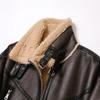 Women's Winter Warm Coat 2024 New Faux Leather Lamb Fleece Thickened Jacket Casual Motorcycle Bike Coat Belt Coat