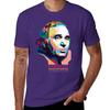New Abstract Geometric Charles Aznavour In WPAP T-Shirt Short Sleeve Tee Aesthetic Clothing Men Workout Shirt