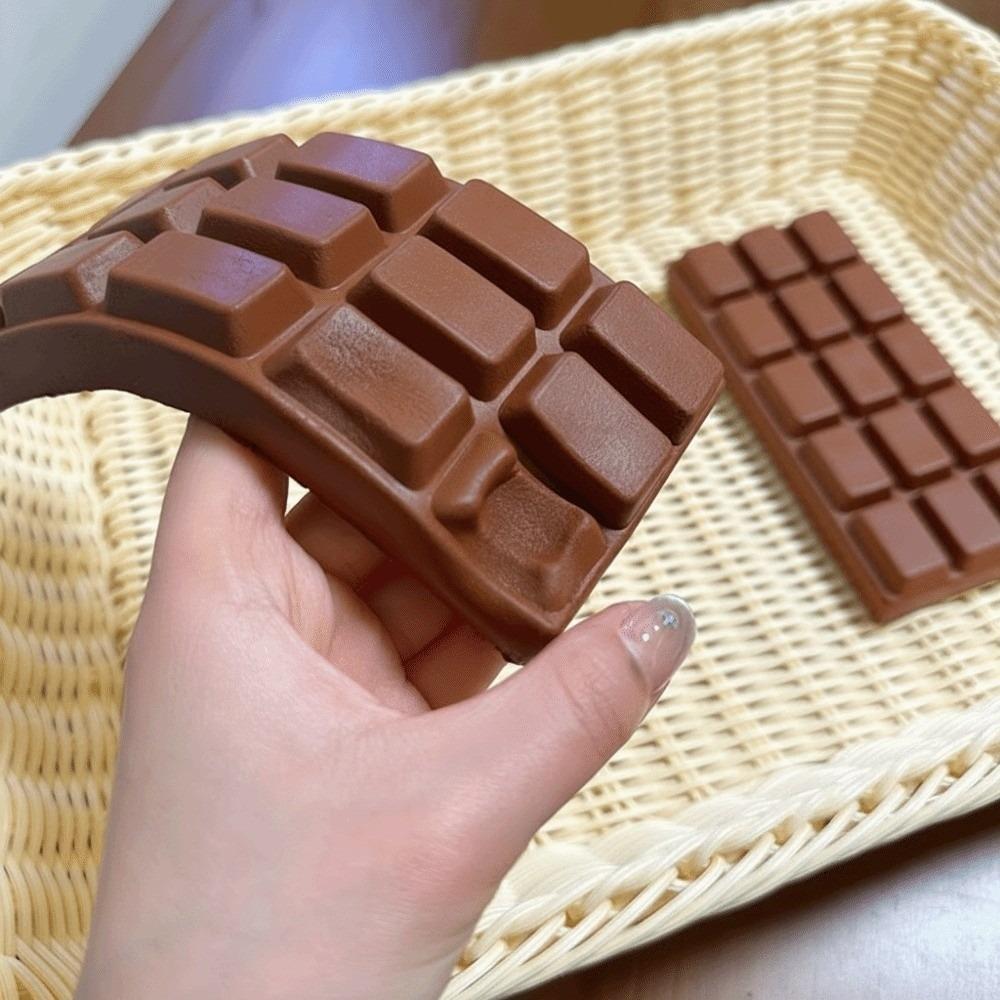 Simulated Food Food Squishy Toy Slow Rebound Fidget Toy Soft Chocolate Squeeze Toy Kids