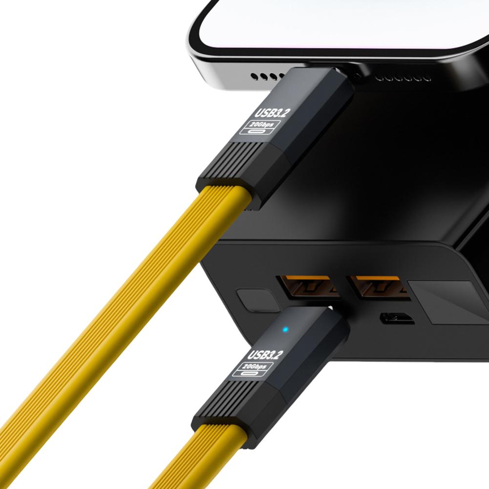 Type C To USB C Cable PD 100W Fast Charging 20Gbps Charger Wire Cord USB Type C Cable for iPhone 15 MacBook MateBook Samsung S21