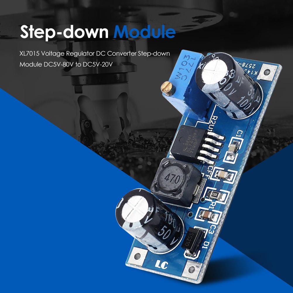 XL7015 Voltage Regulator DC Converter Step-down Module DC5V-80V to DC5V-20V #UK